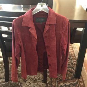 Van Heusen Leather Blazer